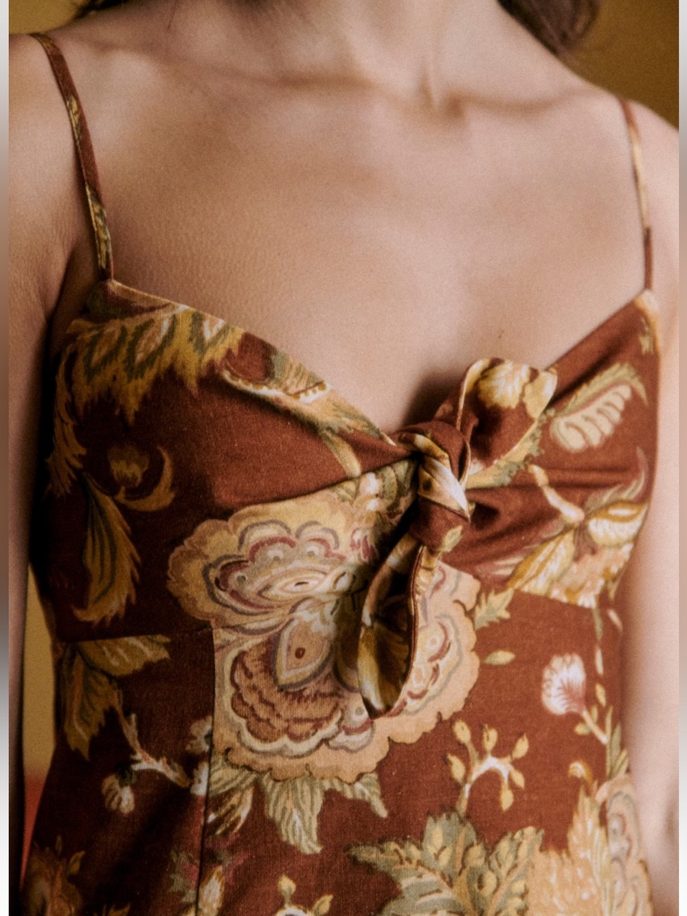 NWT Sezane Chiaretta Dress in Adana Maxi size 6 (midi dress)